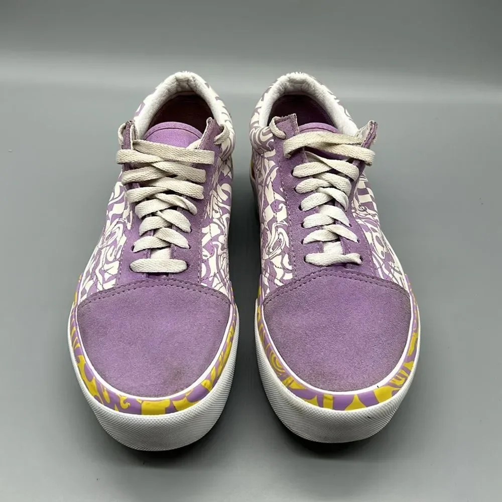Vans Old Skool Stacked Wavy Days Platform Suede Shoes - Picture 7 of 11